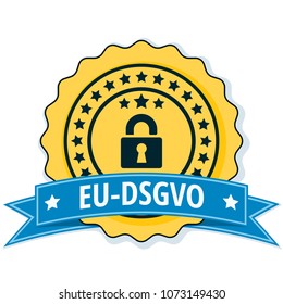 EU-DSGVO illustration label