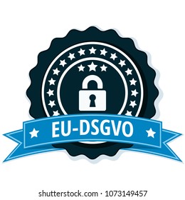 EU-DSGVO illustration label