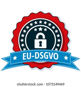 EU-DSGVO illustration label