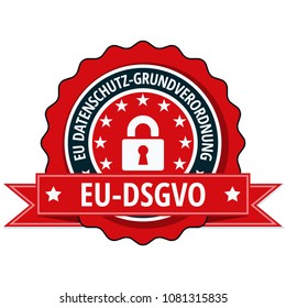 EU-DSGVO illustration label