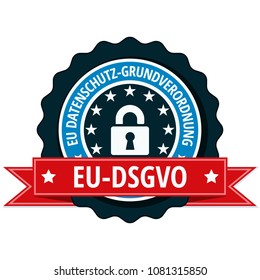 EU-DSGVO illustration label