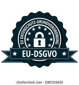 EU-DSGVO illustration label