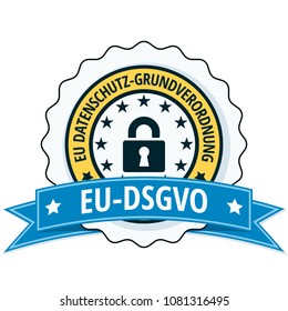 EU-DSGVO illustration label