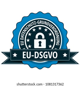EU-DSGVO illustration label