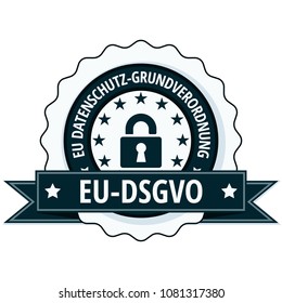 EU-DSGVO illustration label