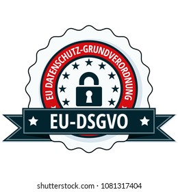 EU-DSGVO illustration label