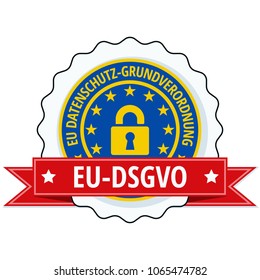EU-DSGVO label illustration