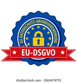 EU-DSGVO label illustration