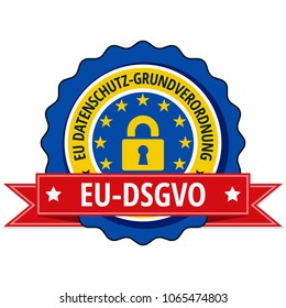 EU-DSGVO label illustration