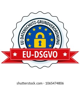 EU-DSGVO label illustration