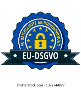 EU-DSGVO label illustration