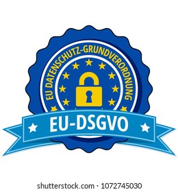 EU-DSGVO label illustration
