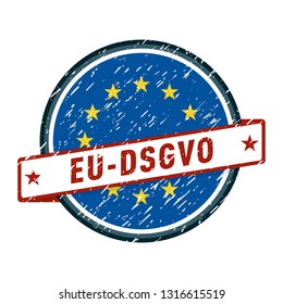 EU-DSGVO label illustration