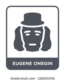 eugene onegin icon vector on white background., eugene onegin simple element illustration