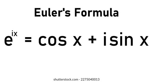 Fórmula de Euler en vector matemático