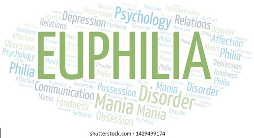 Euphilia word cloud. Type of Philia.