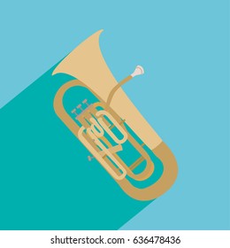 Euphonium Vector Illustration