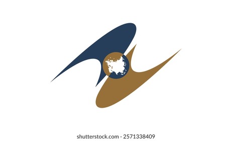 Eurasian Economic Union Flag Vector Illustration