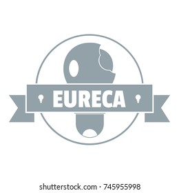 Eureka idea logo. Simple illustration of eureka idea vector logo for web