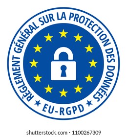 EU-RGPD sign illustration