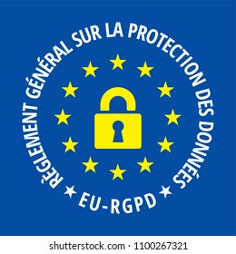 EU-RGPD sign illustration