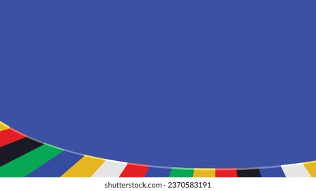 Euro 2024 Element Eps Vector