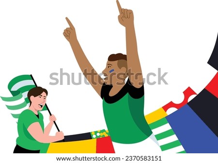 Euro 2024 Element Eps Vector