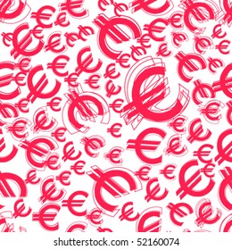 Euro abstract seamless background.