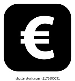 Euro and app icon on white