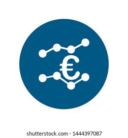 Euro Business finance logo icon template