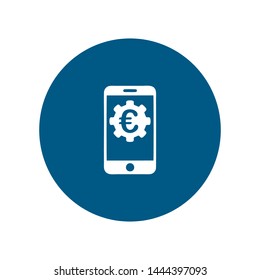 Euro Business finance logo icon template