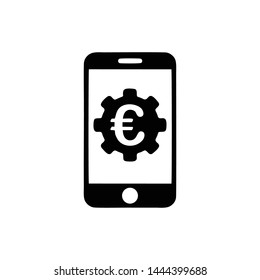 Euro Business finance logo icon template