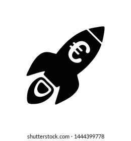 Euro Business finance logo icon template
