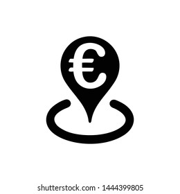 Euro Business finance logo icon template