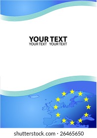 Euro business template vector