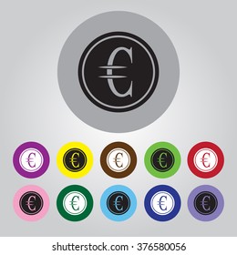 Euro cent icon
