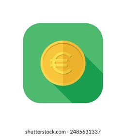 Euro coin currency vector illustrator