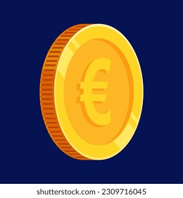 Euro Coin Gold Money Vector