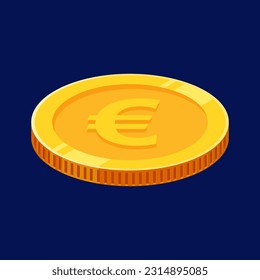 Euro Coin Gold Money Vector