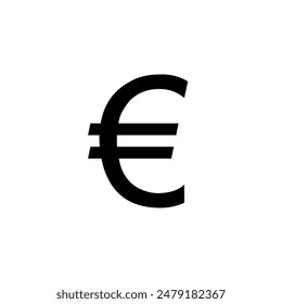 Euro coin icon vector illustration eps 