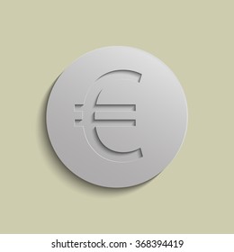 Euro coin silver
