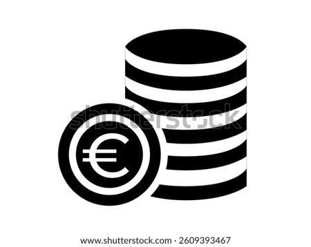 Euro coin tower outline vector
Vector coin tower black editable eps file