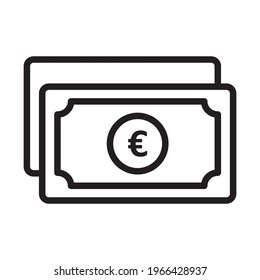Euro currency Isolated Vector icon which can easily modify or edit 
