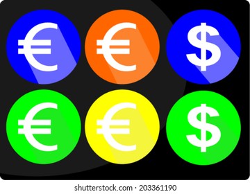 euro, DOLLAR