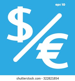 euro and dollar