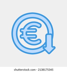 2,782 Euro down icon Images, Stock Photos & Vectors | Shutterstock