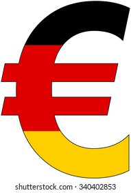 euro - with flag of greece, currency, anchor currency