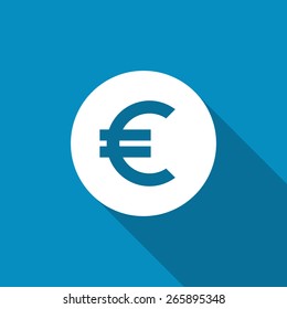 Euro flat icon