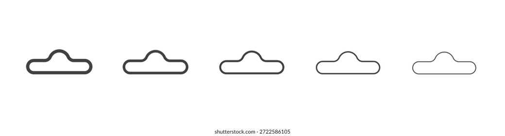 Euro gancho ícone design, logo, app, UI. Ilustração vetorial, EPS