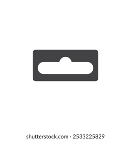 Icono de gancho euro Conjunto de contorno simple plano